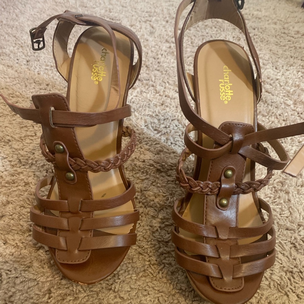 Beige Wedges